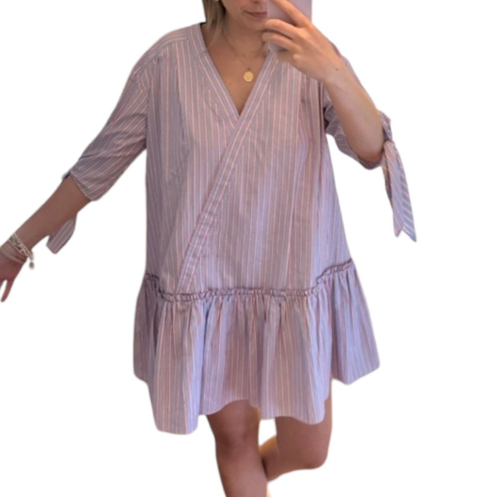 PINKO striped mini dress